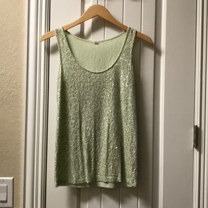 JCrew Small Sequin Tank Top